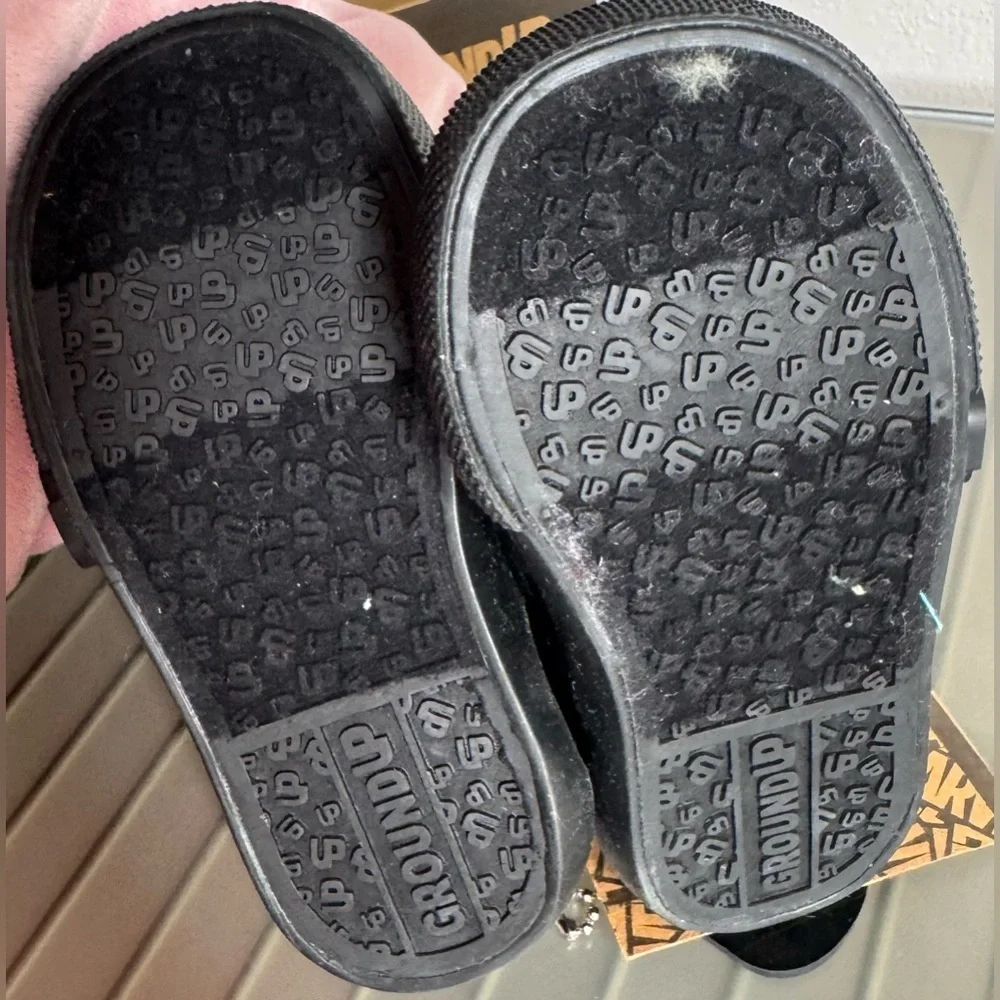 Marvel ground up black panther slip-on baby shoes size 5